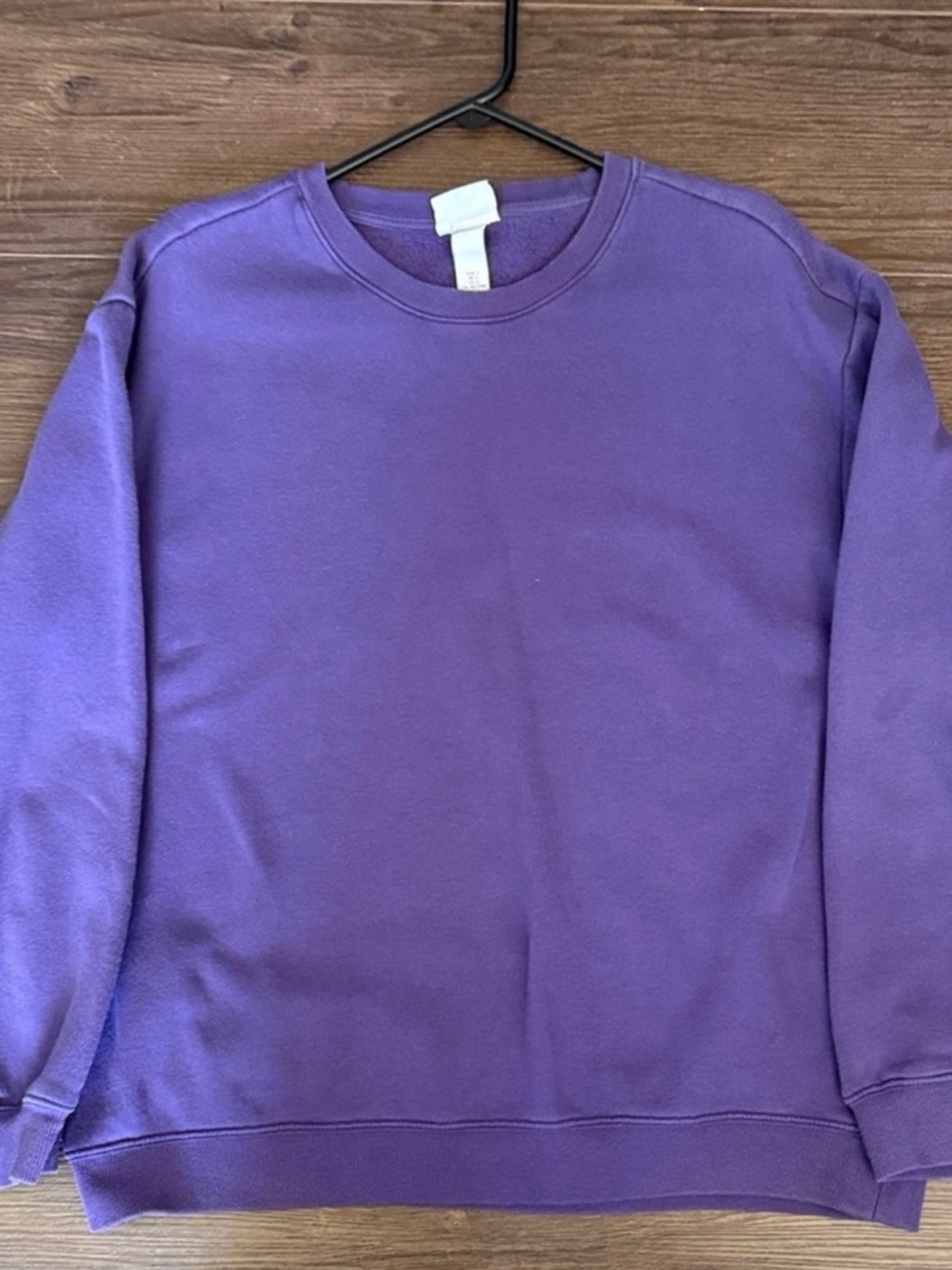 H&M Purple Crewneck Sweatshirt